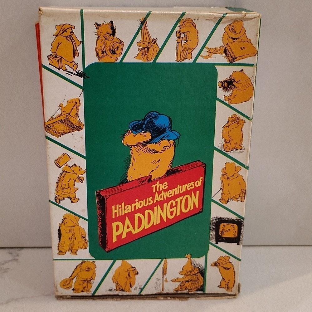 Vintage 1977 Box Set The Hilarious Adventures Of Paddington Bear Book Set